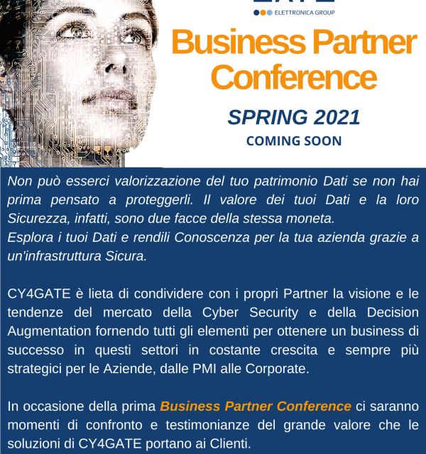 CY4GATE BP Conference Spring 2021